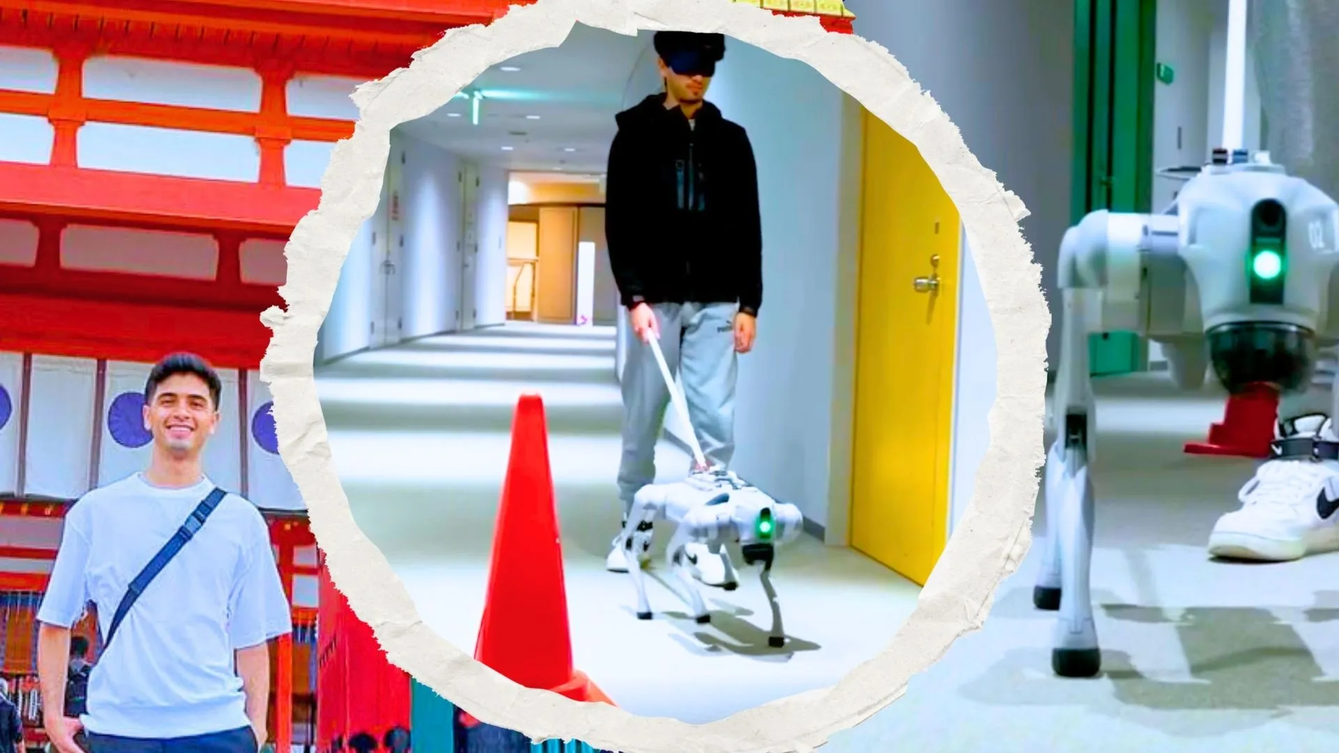 Isaí Pérez Alumnos de Tec Tampico en Japón creando proyecto de robótica