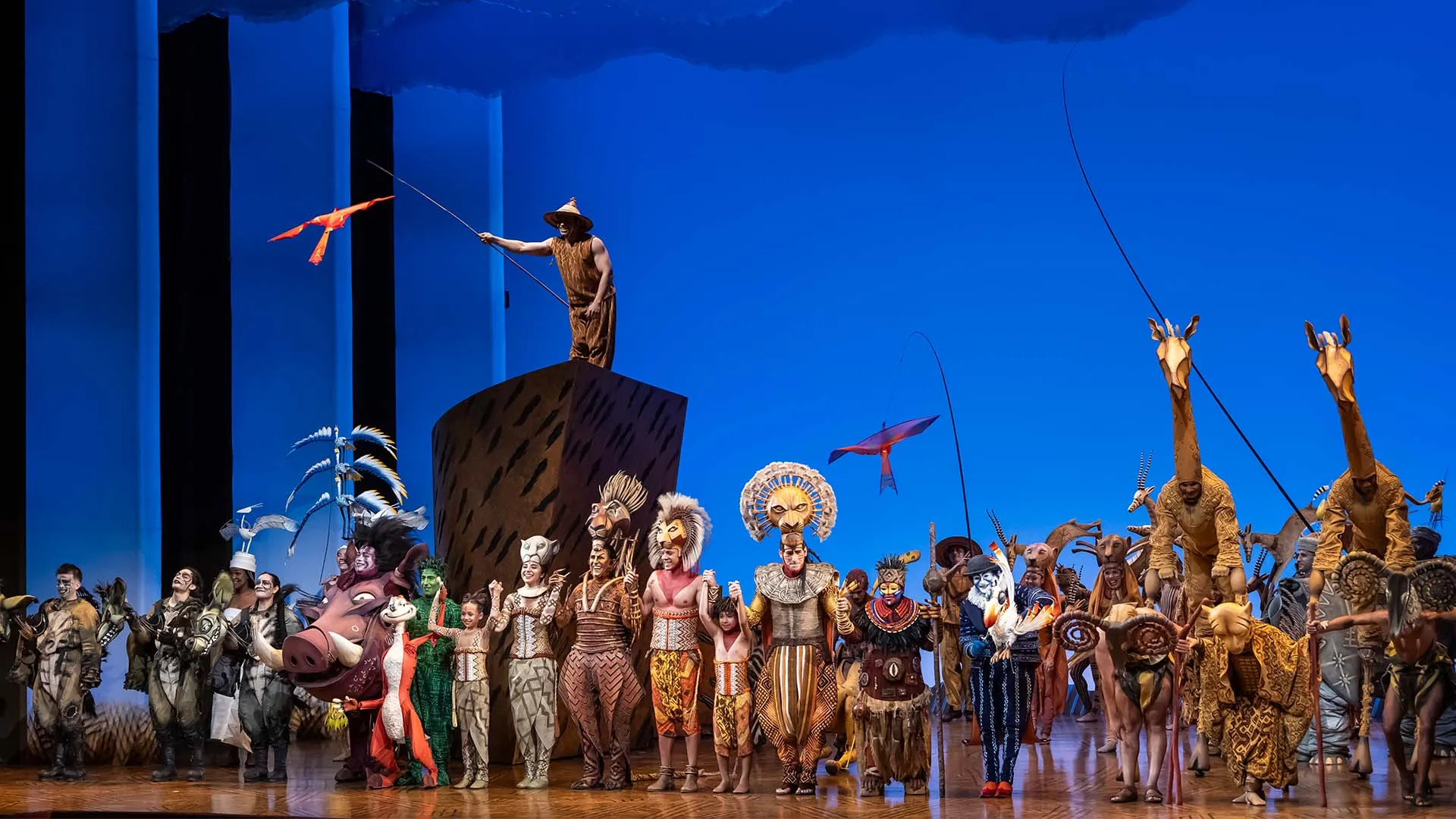 foto del musical del Rey León