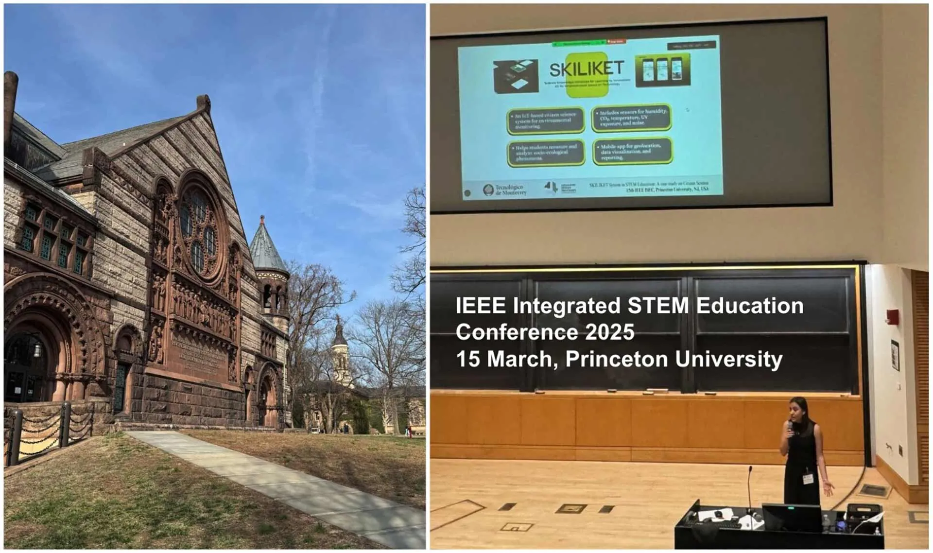 Princeton, alumna del Tec Guadaljara presenta paper en congreso. 
