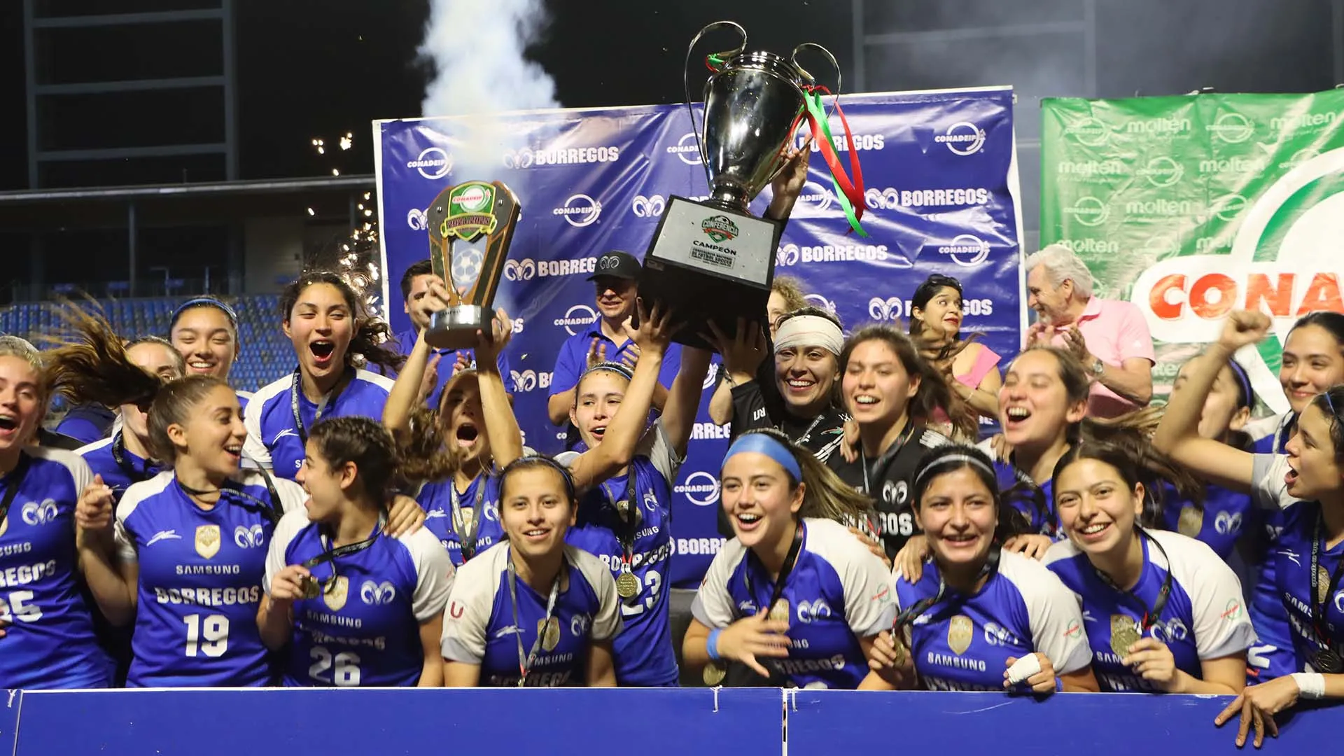 ¡Triunfo de tetra! Se corona Borregos MTY Femenil de futbol  