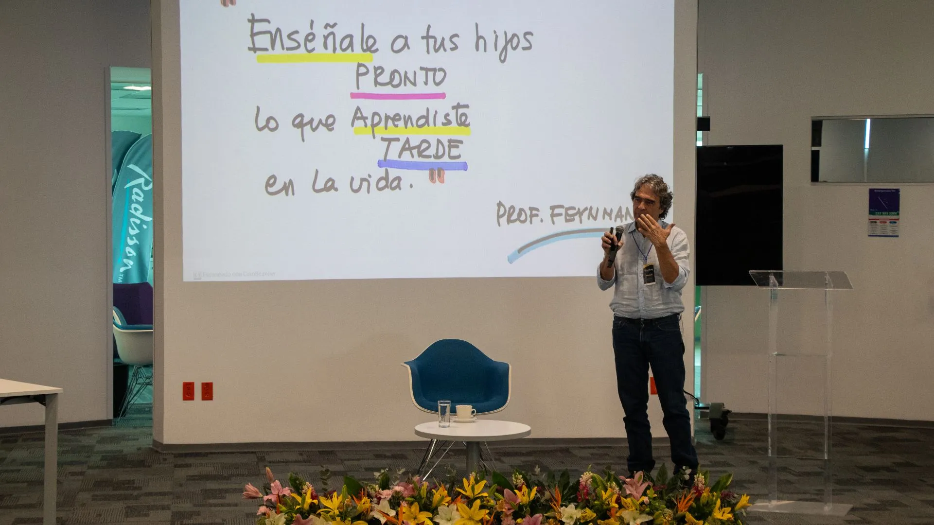 Sergio Fajardo, Faculty of Excellence del Tec de Monterrey, expone los pilares del liderazgo
