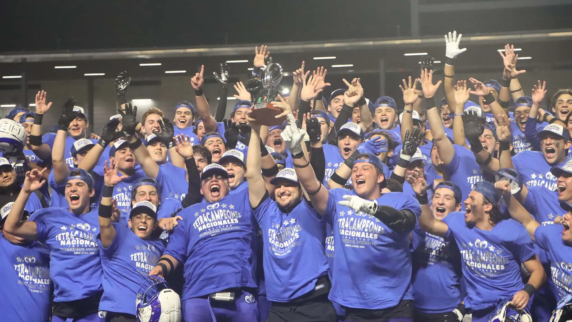 ¡Tetracampeones de ONEFA! Borregos de PrepaTec MTY se coronan en casa