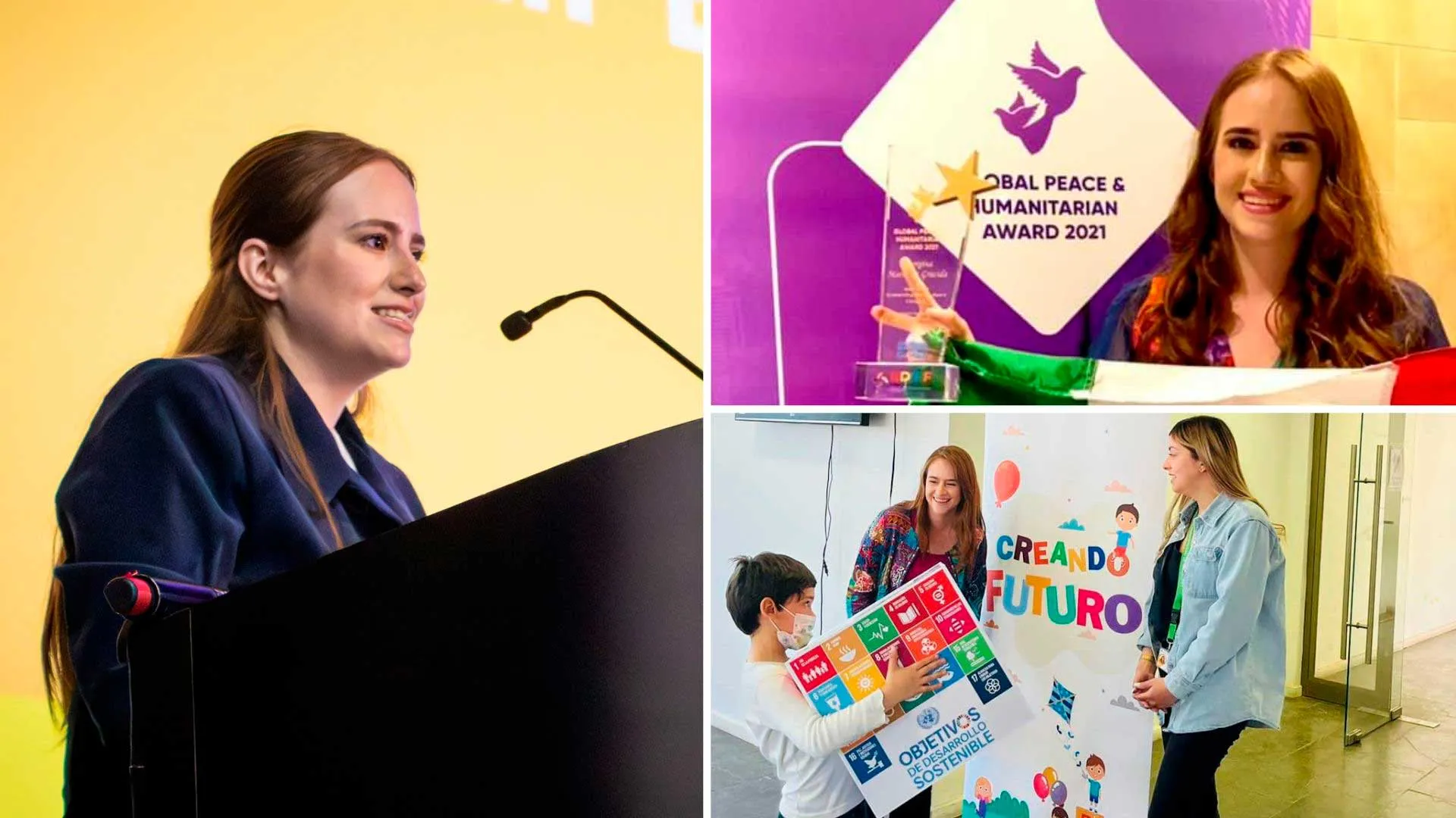 La joven mexicana multipremiada por su apoyo a la niñez 
