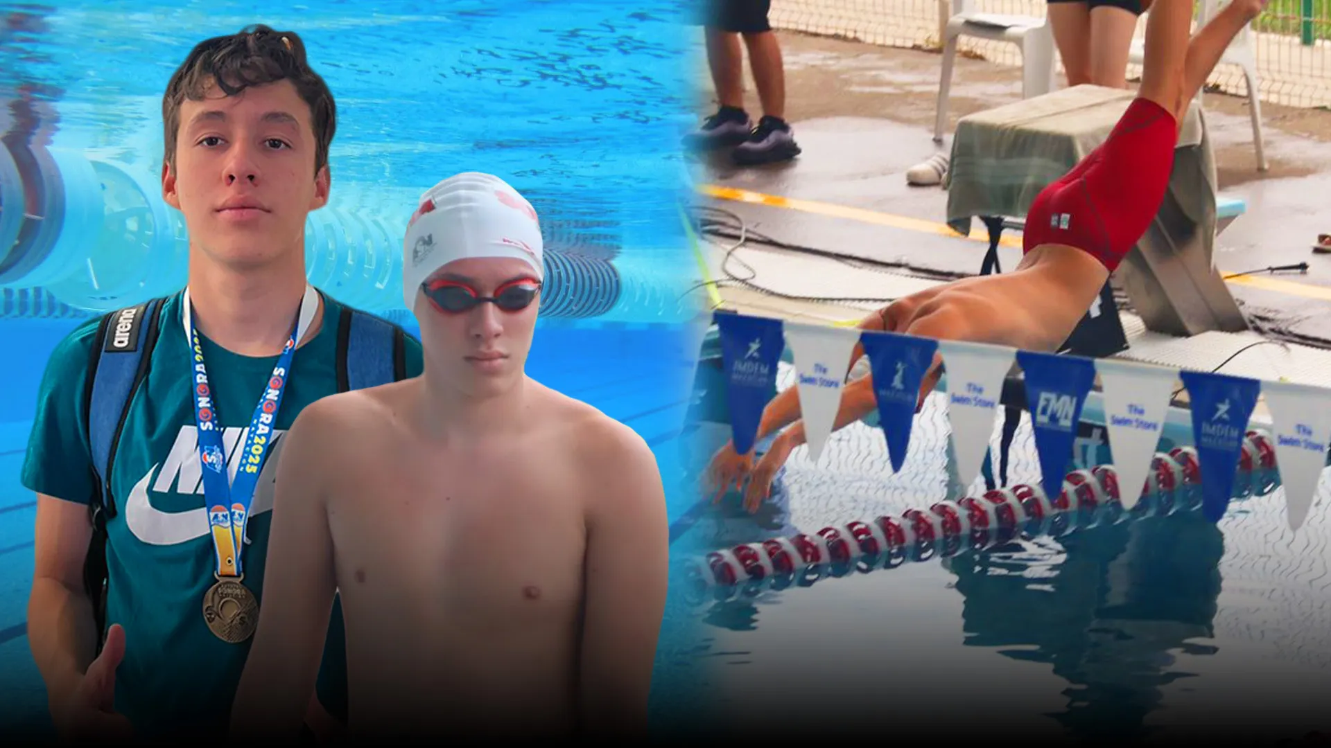 Miguel Arellano es primer lugar en natación a nivel estatal en Sonora