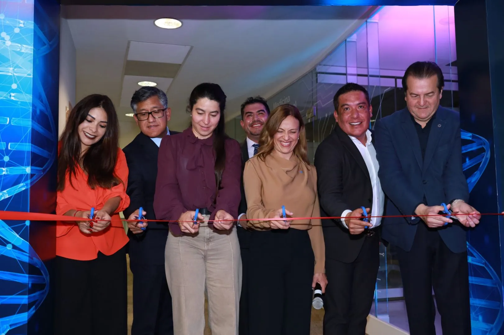 Autoridades del Tec CCM, ITRASIG y Distrito Tlalpan inauguran la Unidad de Innovaci&oacute;n Gen&oacute;mica y Cl&iacute;nica en Ciudad de M&eacute;xico.