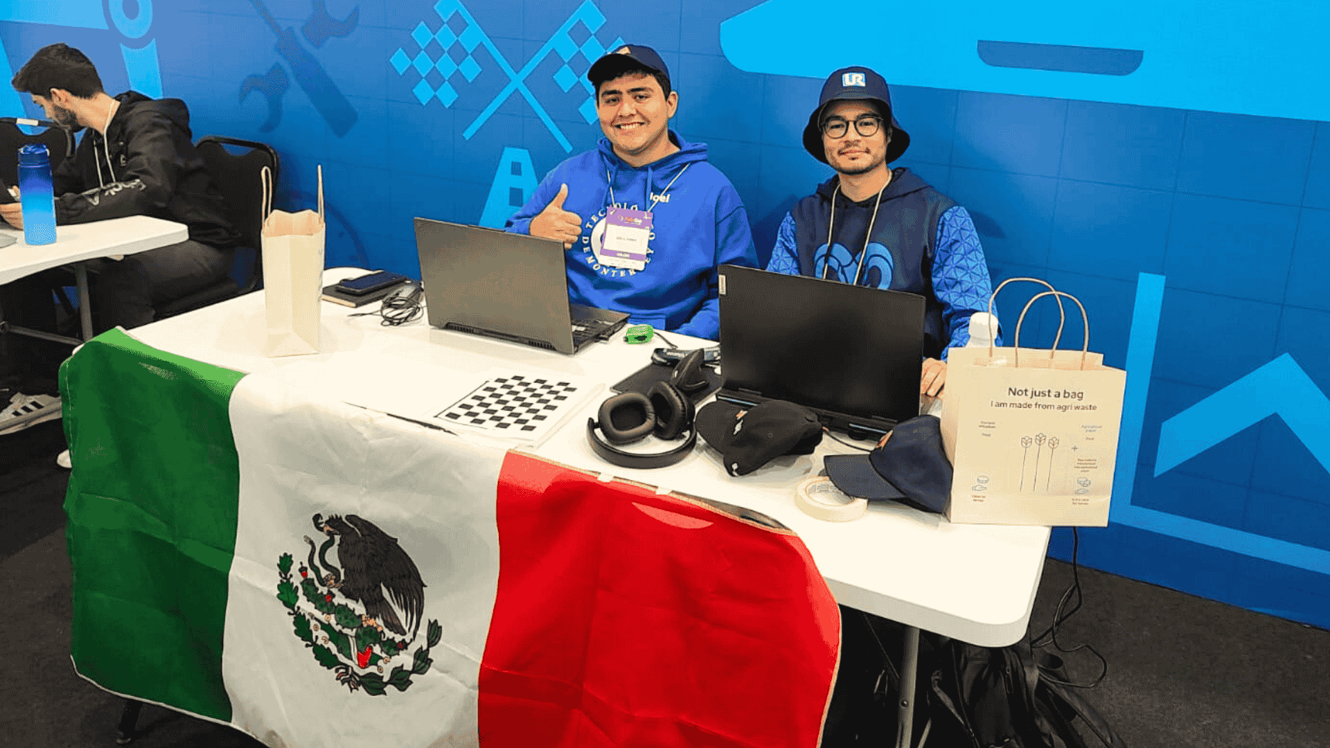 Joel y Héctor durante la competencia. Foto: cortesía.