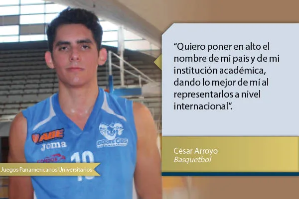 C&eacute;sar Arroyo, deportista del Campus Monterrey