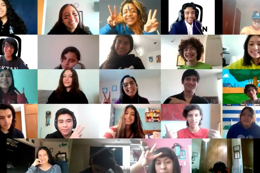 2021. Aktan del campus San Luis celebrando sus Aktaolimpiadas.