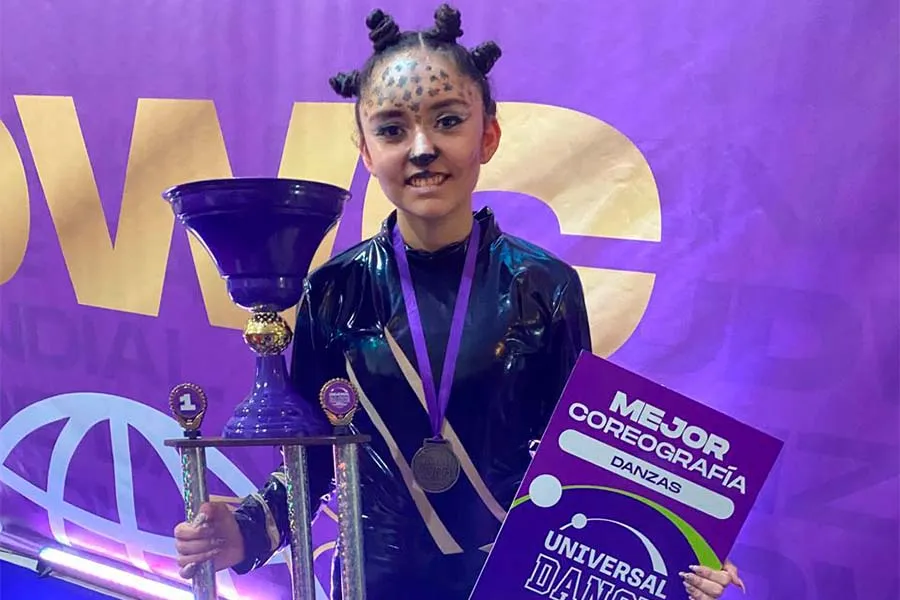 Celia, talento PrepaTec que brilló en Universal Dance Panamá