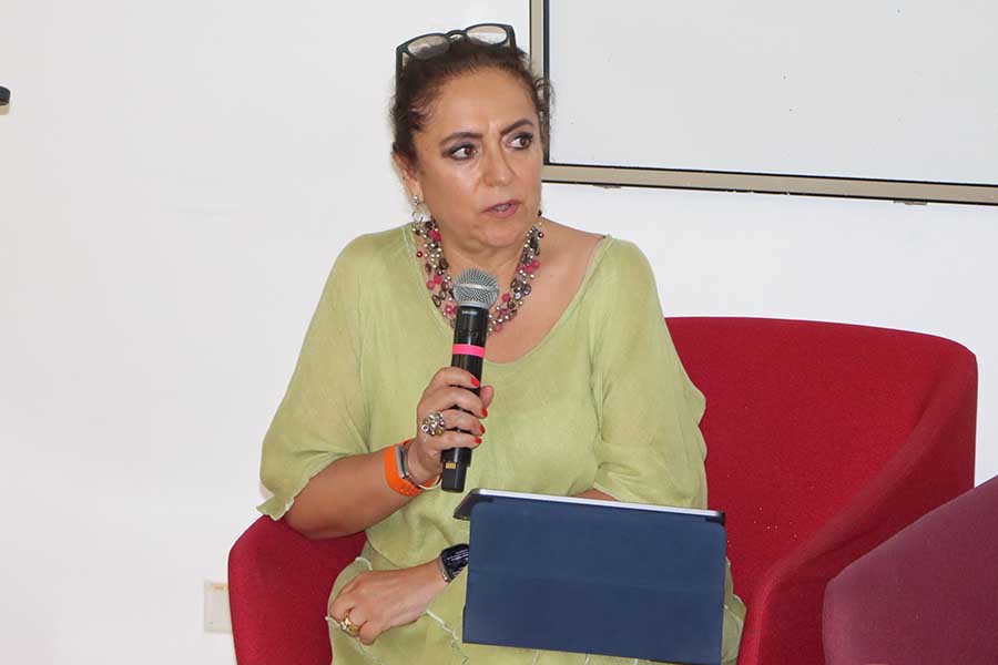 Ana Olivia Ramírez, consejera de Women Corporate Directors y Coppel, en el panel de mujeres en consejos de administración.
