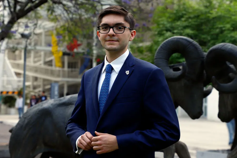 Ariel Delgado será 1 de los 600 estudiantes que convivirán con 20 galardonados del Premio Nobel de Química.