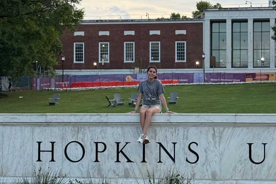 B&aacute;rbara Hern&aacute;ndez, estudiante de PrepaTec Cumbres, en la Universidad John Hopkins.