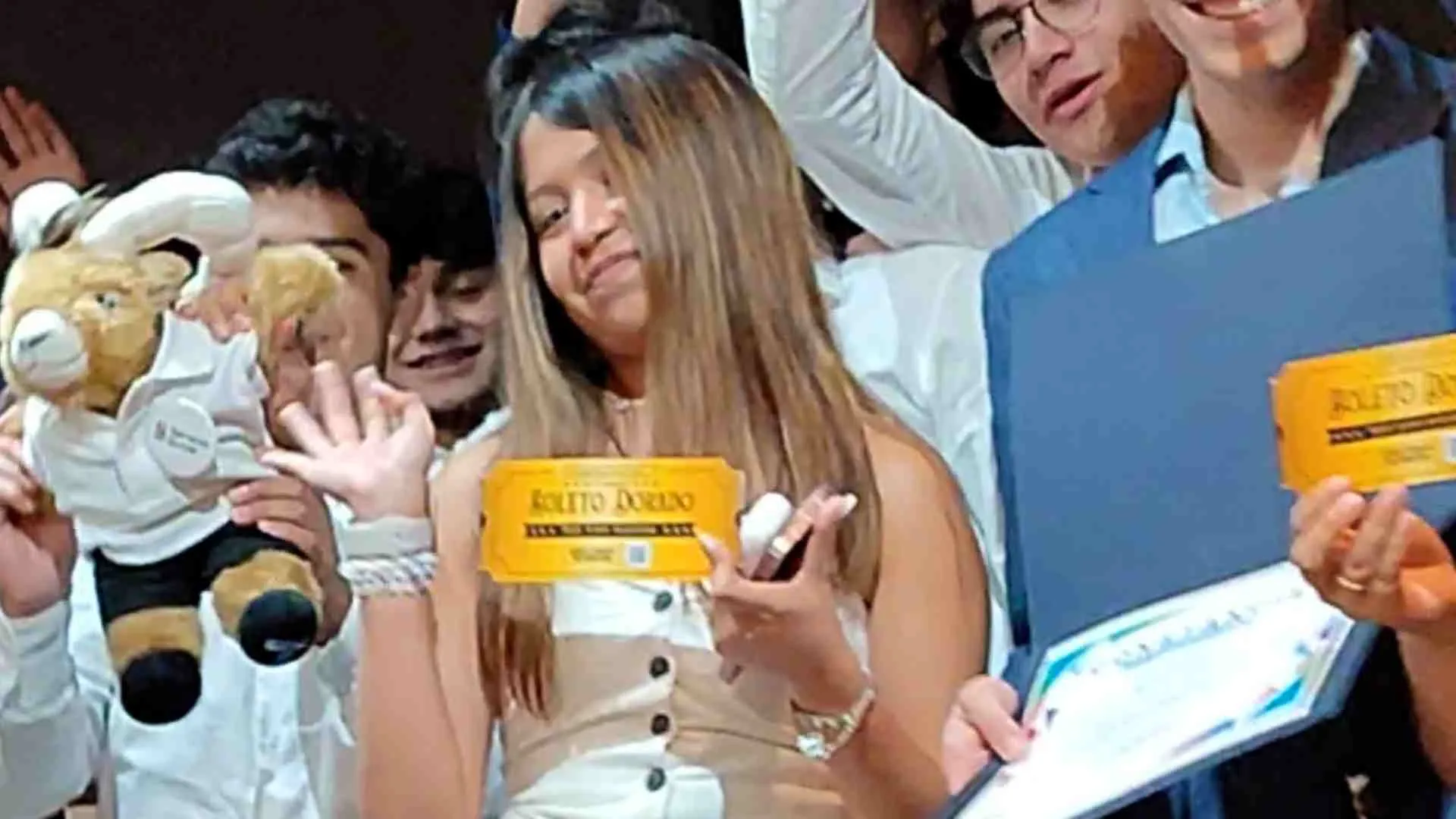 Ceremonia donde se entregaron los Boletos Dotados