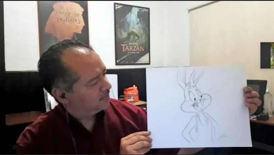 El animador Luis Manuel Villarreal fue uno de los artistas que trabaj&oacute; en la animaci&oacute;n 2D de Space Jam 2