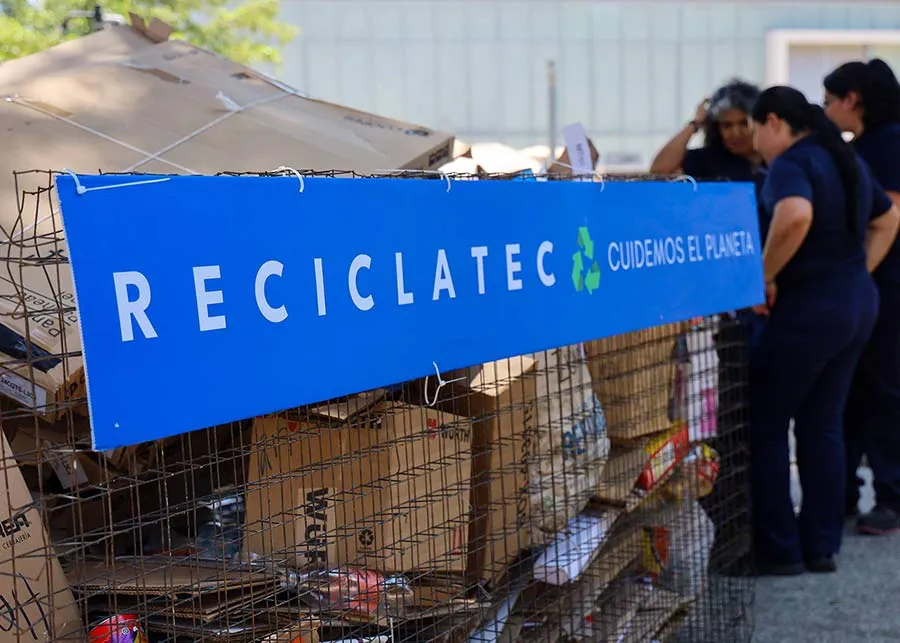 Campa&ntilde;a de reciclaje ReciclaTec en el Tec Guadalajara.
