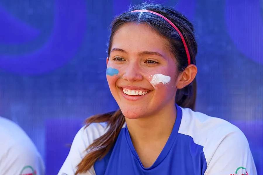 Carolina Weber, jugadora de Borregos Monterrey de futbol soccer femenil en PrepaTec.