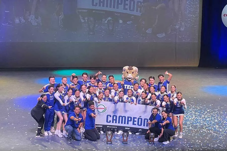Equipo de animación del campus Monterrey campeón de CONADEIP 2025.
