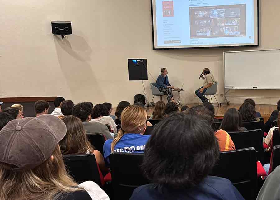 Consejos de cienesta para estudiantes de cine, sesiones impartidas en el Tec Guadalajara.