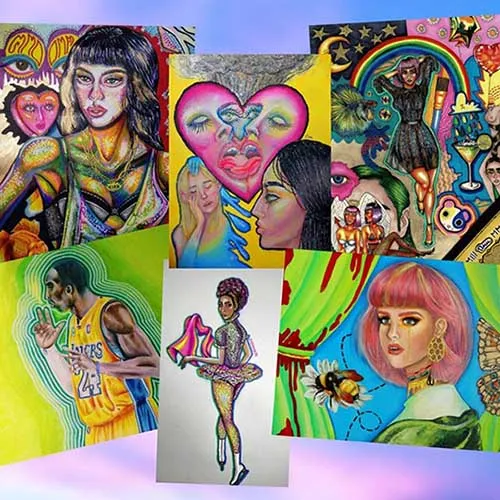 Dana comparte de sus obras