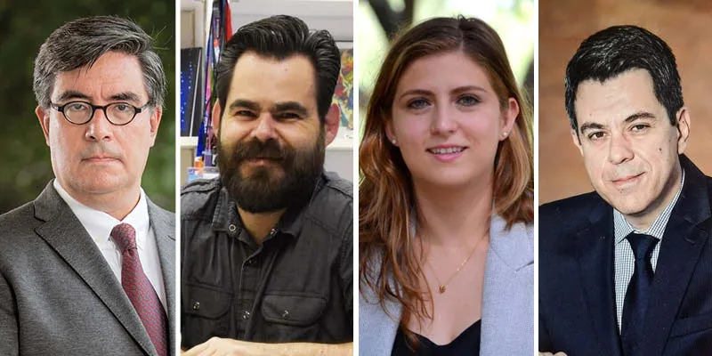 Decano y Profesores de Escuela de Arquitectura, Arte y Diseño