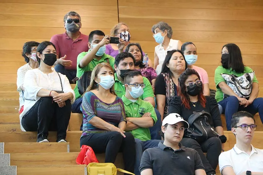 Algunos asistentes al Foro de Liderazgo Incluyente formaban parte de la comunidad de personas con discapacidad.