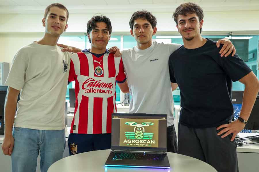 Emprendimiento para agricultura con inteligencia artificial, AgroScan, de alumnos del Tec Guadalajara.