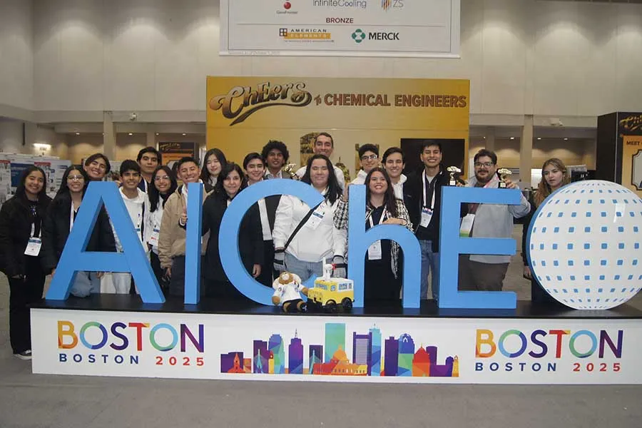 Equipo AIChE Tec de Monterrey que asisti&oacute; a competencia a Boston. 