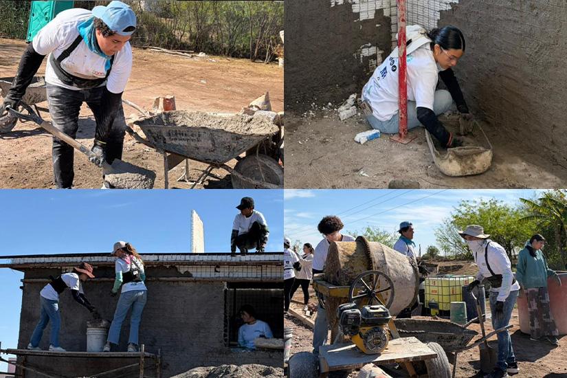 Estudiantes construyen casa en 3 d&iacute;as y la donan a familia sonorense