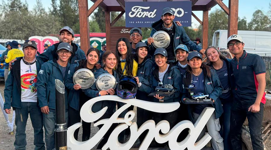 El grupo estudiantil Exergia Racing Team con estudiantes del Tec campus Querétaro obtuvo el primer lugar general