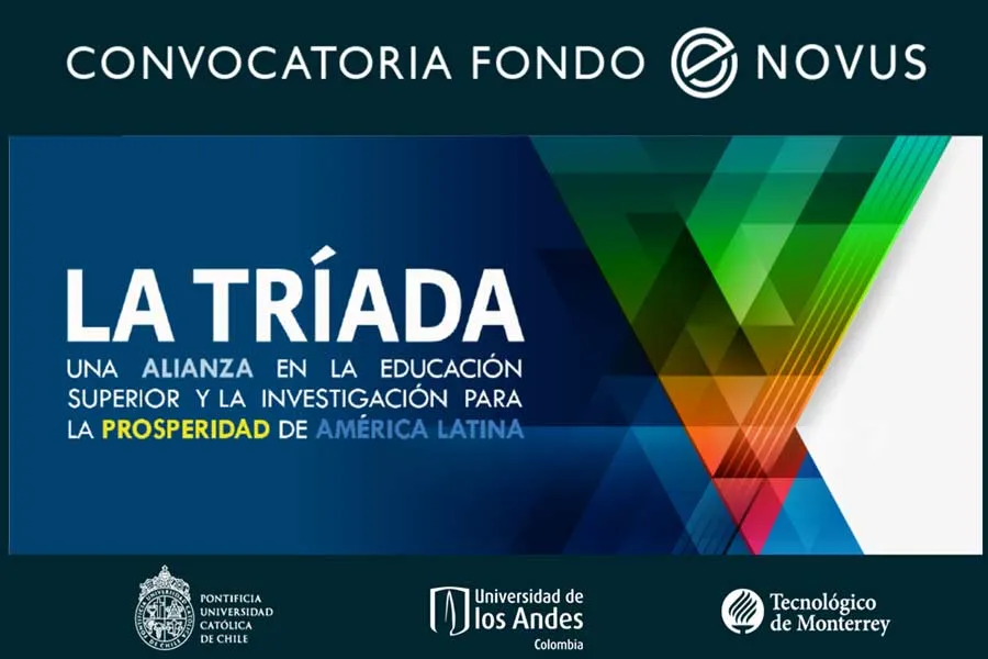 La Tríada está conformada por el Tec de Monterrey de México, la Universidad de los Andes de Colombia, y la Pontificia Universidad Católica de Chile.