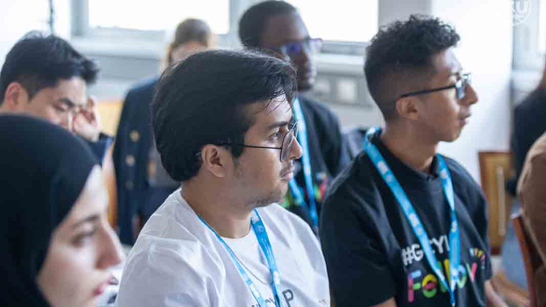 Foro ONU en Suiza en el que particip&oacute; el alumno del Tec Guadalajara, Erick Oseguera.