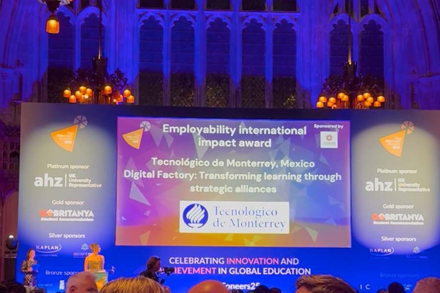 PIEoneers Award 2025 celebrado en Londres, donde particip&oacute; el proyecto Digital Factory.