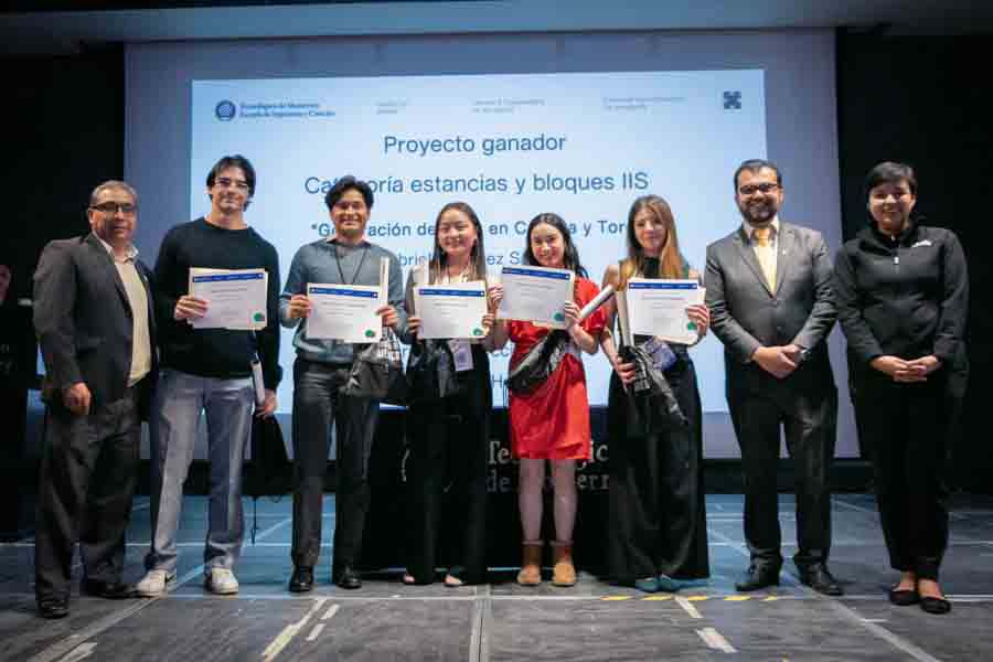 Ganadores Expo Ingenier&iacute;as en categor&iacute;a IIS