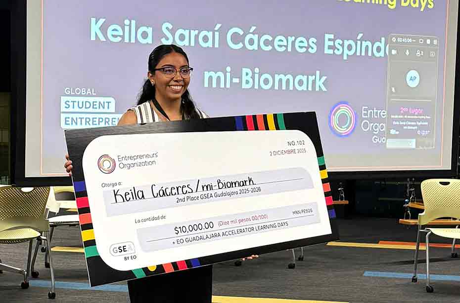 Global Student Entrepreneur Award, ganado por 2 emprendedoras del Tec Guadalajara.