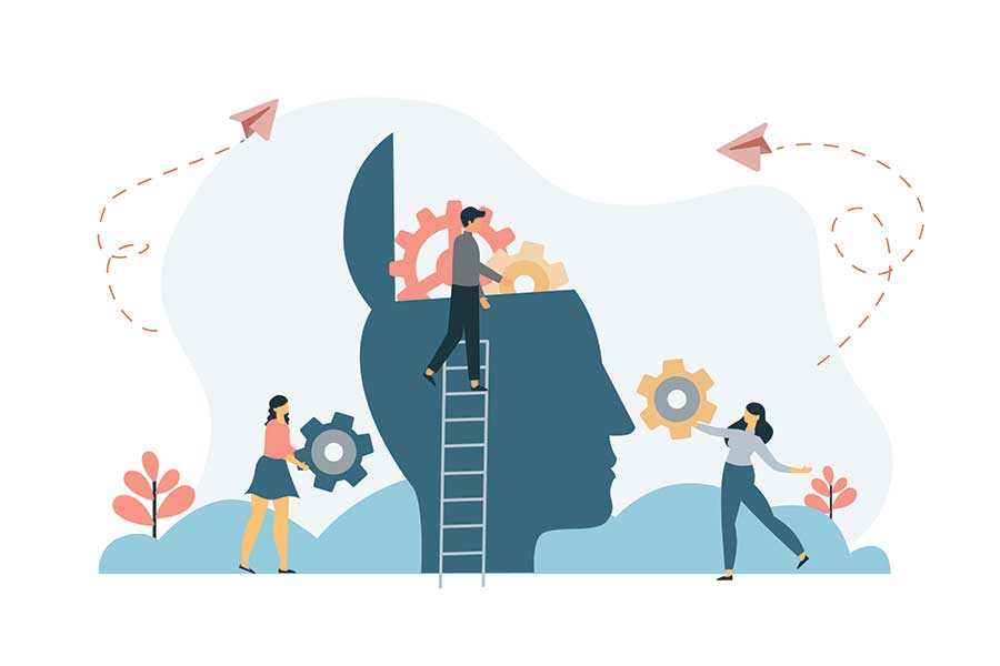 Imagen conceptual de apoyo emocional a jóvenes