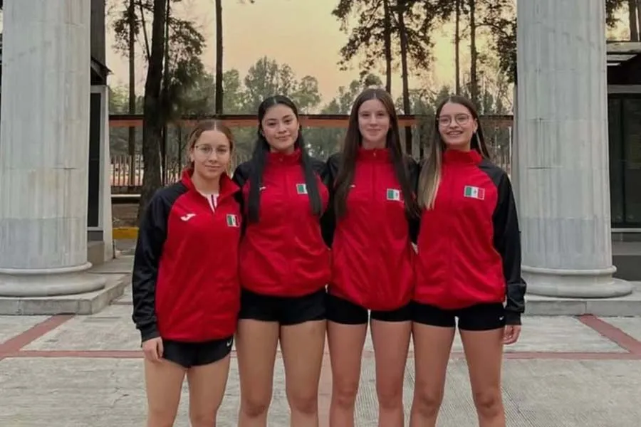 Parte del equipo de la selecci&oacute;n nacional de handball