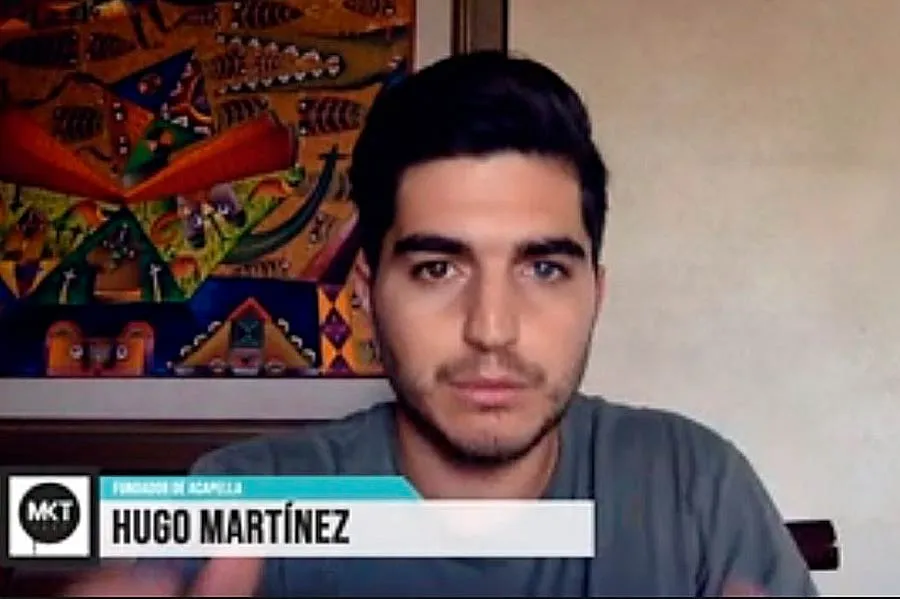 Hugo Mart&iacute;nez, mercadotecnia Acapella