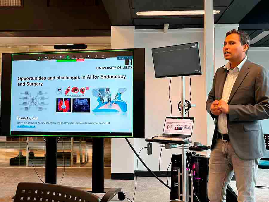Inteligencia artificial y salud fue el tema principal de la vinculación entre el Hub de IA del Tec y la Universidad de Leeds.