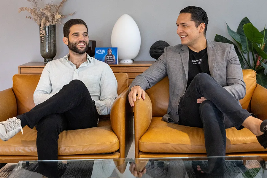 Rodrigo y Jorge, creadores de Groovies