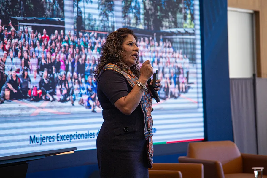 María José Alcalá en el campus Ciudad de México. Foto: Ximena Piña.