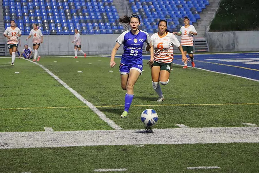 Alejandra Cantú, jugadora de Borregos Monterrey de fútbol femenil