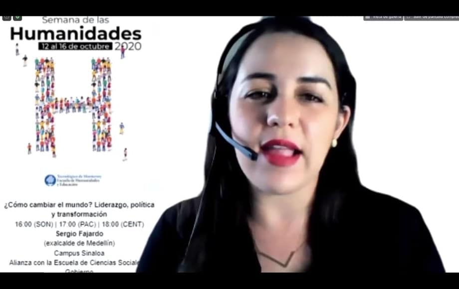 La transmisión de la “Semana de las Humanidades” se realizó vía Zoom y Facebook Live de las redes del Tec, campus Guadalajara.