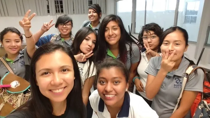 Desde que ingres&oacute; a la carrera Larissa se ha preocupado por generar proyectos sociales.