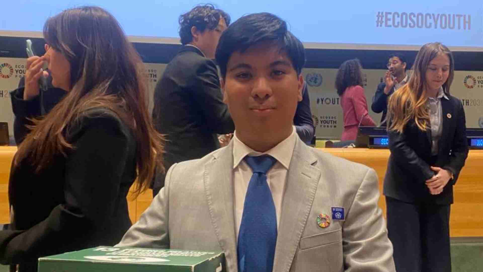 Leonardo Morales participa en foros de la ONU en busca de la inclusión juvenil