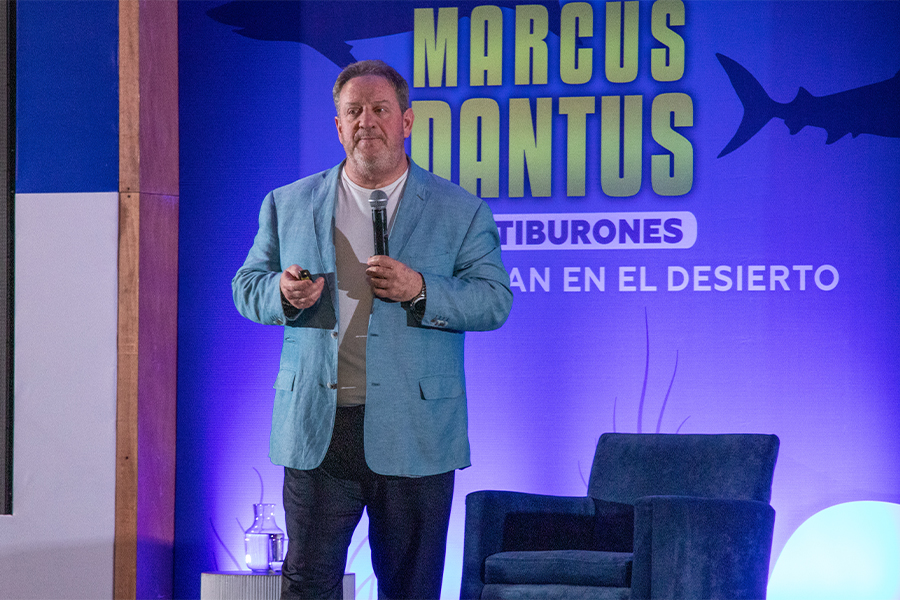 Marcus Dantus habló de su trayectoria desde sus inicios en el mundo del emprendimiento. Foto: Marco González