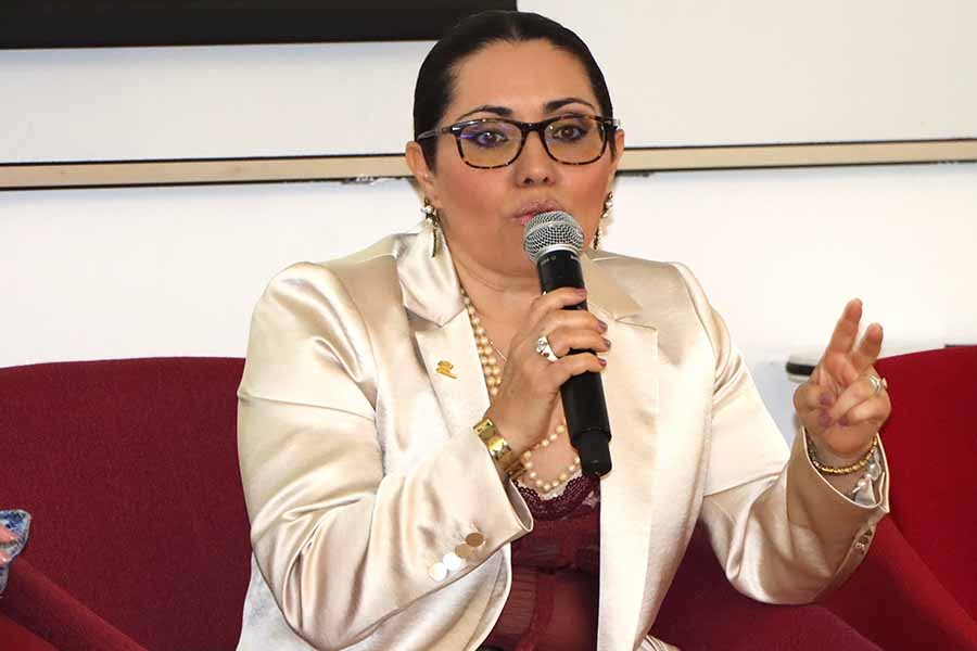 María Concepción del Alto, presidenta del IMEF, en el panel de mujeres en consejos de administración.