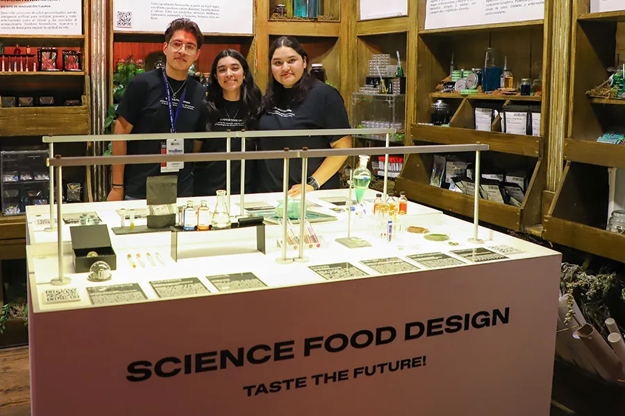 La exposici&oacute;n Science Food Design dentro de la Tech House.
