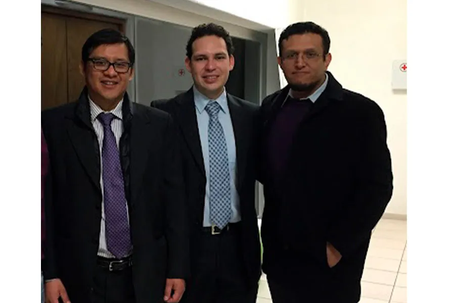 Moises García y sus colaboradores de la patente.