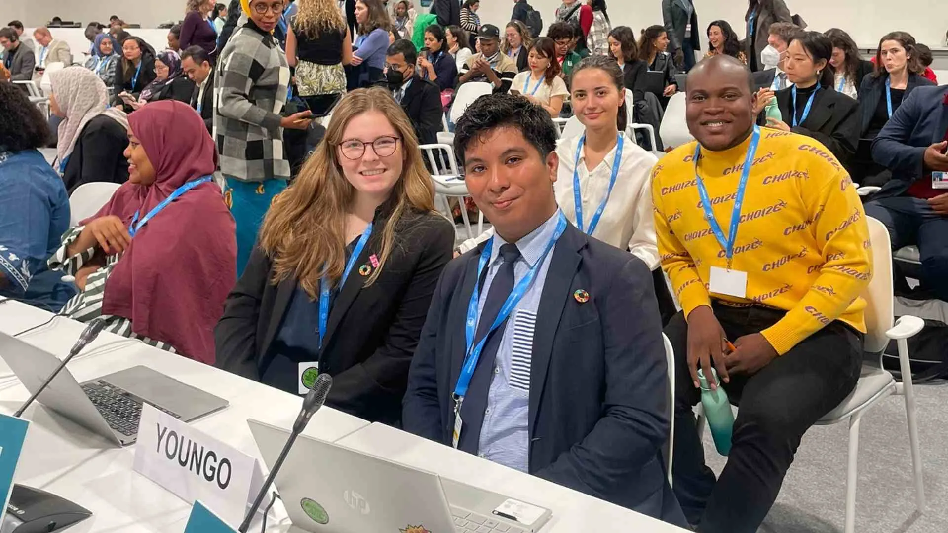 Leonardo Morales, alumno de Relaciones Internacionales, alzó la voz por la justicia climática en espacios de alto nivel de Naciones Unidas