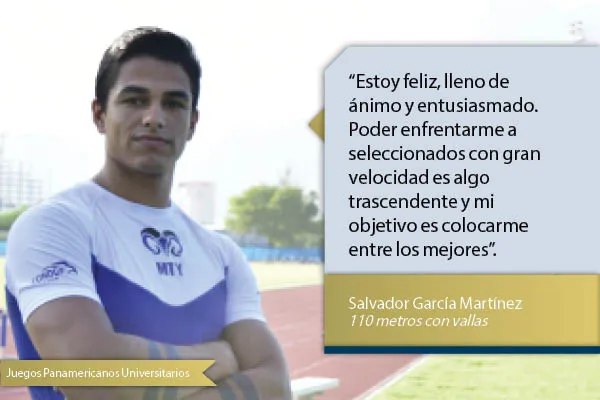 Salvador Garc&iacute;a, deportista del campus Monterrey